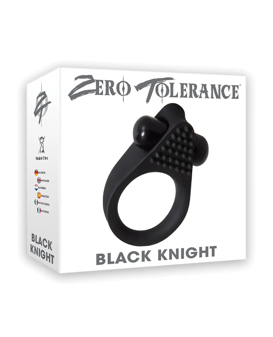 Zero Tolerance Black Knight Vibrating Cockring (Black)