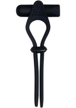 Load image into Gallery viewer, Zero Tolerance Black Tie Affair Vibrating Cock Ring - Black
