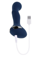 Load image into Gallery viewer, Zero Tolerance Blue Oasis Rechargeable Silicone Vibrating Anal Plug
