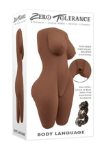 Load image into Gallery viewer, Zero Tolerance Body Language Stroker - Chocolate
