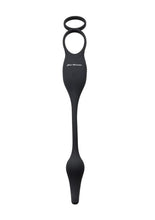 Load image into Gallery viewer, Zero Tolerance Plug and Tug Rechargeable Silicone Anal Plug and Cock Ring - Gray/Grey
