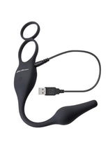 Load image into Gallery viewer, Zero Tolerance Plug and Tug Rechargeable Silicone Anal Plug and Cock Ring
