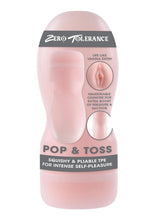 Load image into Gallery viewer, Zero Tolerance Pop and Toss Realistic Pussy Stroker - Vanilla
