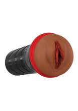 Load image into Gallery viewer, Zero Tolerance Pop On The Go Realistic Vagina Stroker - Chocolate
