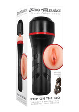 Load image into Gallery viewer, Zero Tolerance Pop On The Go Realistic Vagina Stroker - Vanilla
