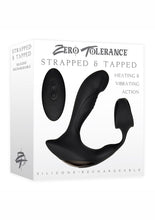 Load image into Gallery viewer, Zero Tolerance Strapped and Tapped Silicone Vibrating Prostate Stimulator with Remote Control - Black
