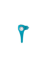 Load image into Gallery viewer, Zero Tolerance Teal Tickler Silicone Vibrating Cock Ring
