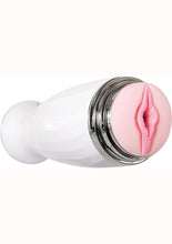 Load image into Gallery viewer, Zero Tolerance The Thrusting Stroker Rechargeable Vibrating Pussy Masturbator - Vanilla/White
