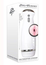 Load image into Gallery viewer, Zero Tolerance The Thrusting Stroker Rechargeable Vibrating Pussy Masturbator - Vanilla/White
