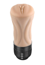 Load image into Gallery viewer, Zero Tolerance Tight Lipped Rechargeable Pussy Masturbator - Vanilla
