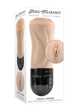 Load image into Gallery viewer, Zero Tolerance Tight Lipped Rechargeable Pussy Masturbator - Vanilla
