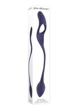 Load image into Gallery viewer, Zero Tolerance Tip to Tail Rechargeable Silicone Cock Ring with Anal Plug - Purple
