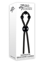 Load image into Gallery viewer, Zero Tolerance Ultimate Silicone Lasso with Adjustable Pleasure Beads - Black
