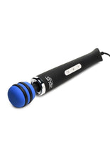 Load image into Gallery viewer, Zeus Electrosex E-Stim Vibrating Silicone Wand Massager - Black/Blue
