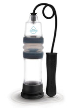 Load image into Gallery viewer, ZOLO Aquapump Auto Pro Silicone Penis Pump - Black/Blue
