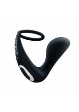 Load image into Gallery viewer, ZOLO Black Thumb Silicone Rechargeable Prostate Massager
