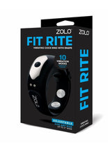 Load image into Gallery viewer, ZOLO Fit Rite Adjustable Vibrating Silicone Rechargeable Cock Ring with Snaps

