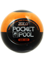 Load image into Gallery viewer, ZOLO Pocket Pool Sure Shot Masturbator Sleeve - Orange
