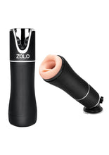 Load image into Gallery viewer, ZOLO Rechargeable Automatic Blowjob Vibrating Masturbator - Black
