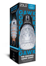 Load image into Gallery viewer, ZOLO The Original Gawk Gawk Rechargeable Silicone Vibrating Deep Throat Blowjob Masturbator - Black
