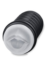 Load image into Gallery viewer, ZOLO The Perfect Deep Throat Masturbator - Mouth - Black/Clear
