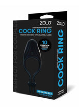 Load image into Gallery viewer, ZOLO Vibrating Adjustable Silicone Rechargeable Lasso Cock Ring
