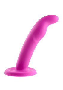 The Tana Silicone G Spot Dildo - 8 inch (Pink)