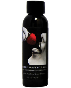 Edible Massage Oil - 2 oz (Strawberry)