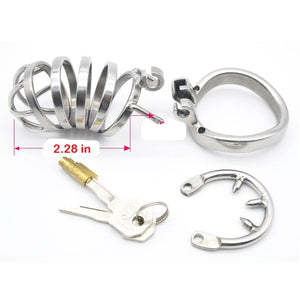 Chastity Long Cock Cage - 1.75 inch