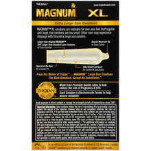 Load image into Gallery viewer, Trojan Magnum XL Condoms - 12 Pack
