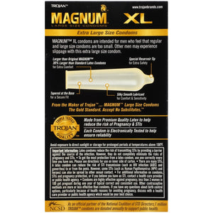 Trojan Magnum XL Condoms - 12 Pack