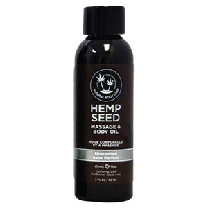 Hemp Seed Massage Oil - Unscented