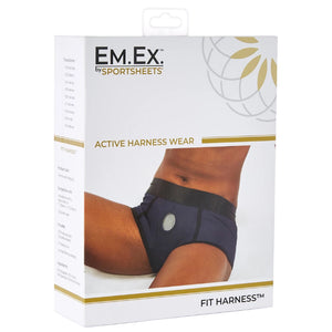 EmEx Fit Harness Boxer Brief - Small (Navy)