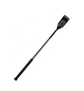 Leather Riding Bat - 18 inch (Purple/Black)