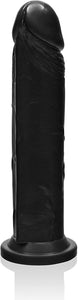 Dildo with Suction - 8 inch (Black)