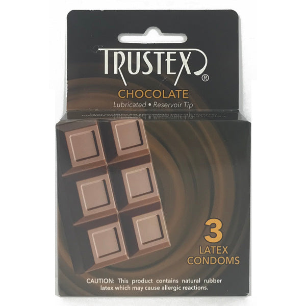 Trustex, Chocolate Flavored Condoms - 3 Pack