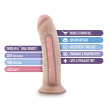 Load image into Gallery viewer, Au Naturel Dildo with Suction - 8 inch (Vanilla)
