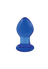 Load image into Gallery viewer, Crystal Glass Plug - Small (Blue)
