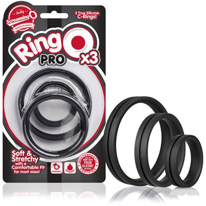 RingO Pro Cock Ring - Set of 3