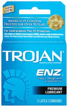 Load image into Gallery viewer, Trojan ENZ Lubricated Condoms - 3 Pack
