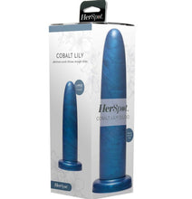 Load image into Gallery viewer, Cobalt Lily Dildo - Large (Blue)
