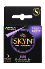 Load image into Gallery viewer, Lifestyle SKYN ELITE Condoms - 3 Pack
