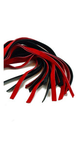 Bare Leatherworks - Full Cow Flogger (Red/Black)