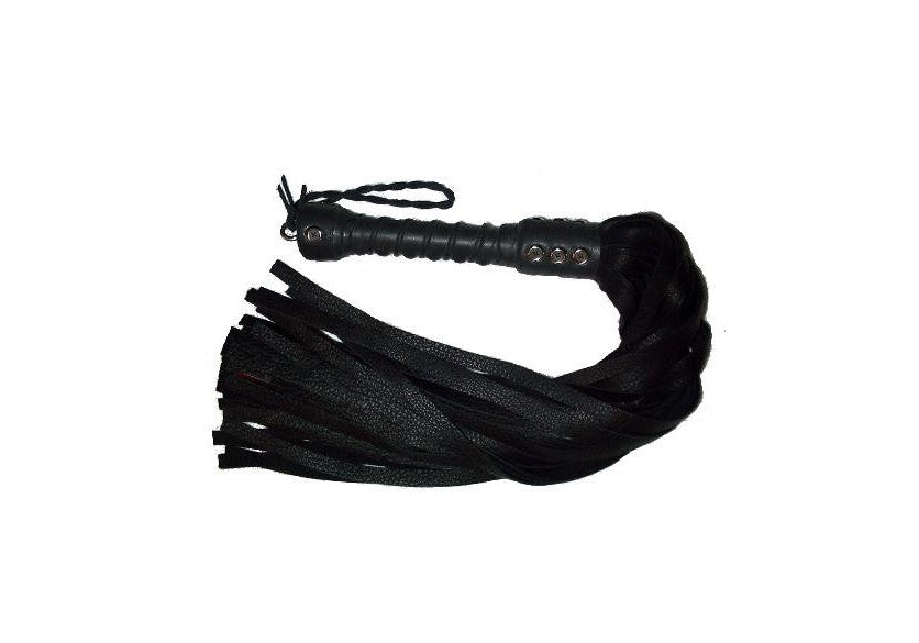 Bare Leatherworks - Full Buffalo Flogger (Black)