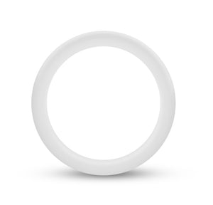 Glow In The Dark - Silicone Cock Ring (White)