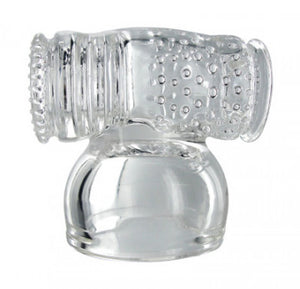 Wand Attachment Hummmingbird Masturbator (Clear)