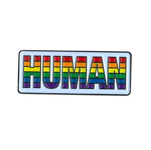 Pin - HUMAN (Rainbow)