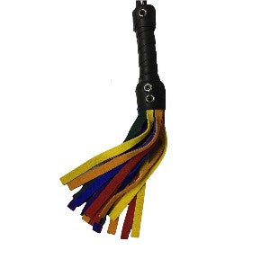 Bare Leatherworks - Handy Cow Flogger (Rainbow)