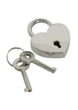Load image into Gallery viewer, Heart Shaped Lock (Chrome)
