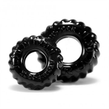 Oxball TruckT Cock Ring - Set of 2 (Black)